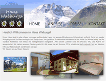 Tablet Screenshot of hauswalburga.rauris.net