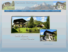 Tablet Screenshot of hausneureiter.rauris.net